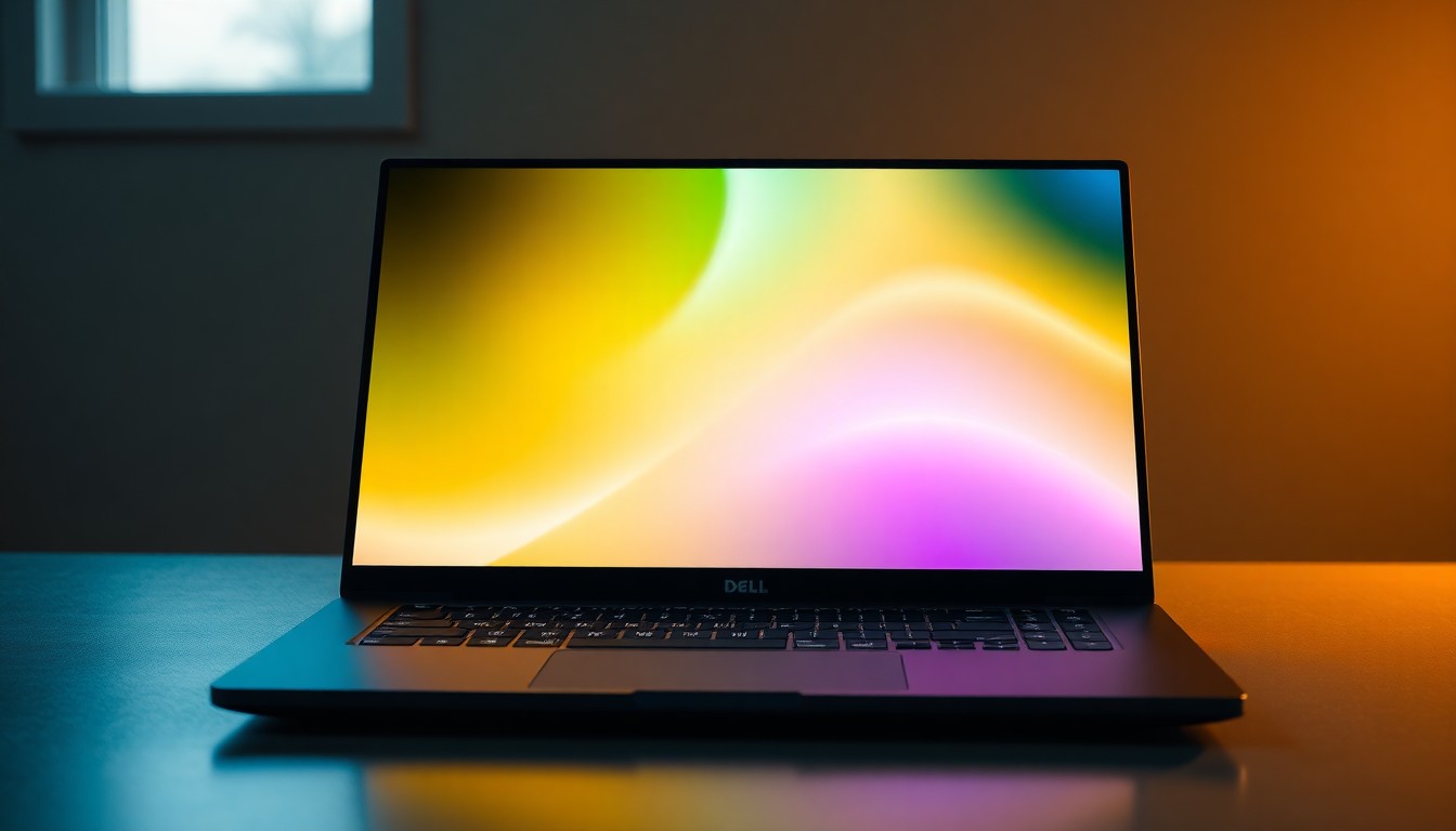 Dell XPS 15 laptop önden görünüm