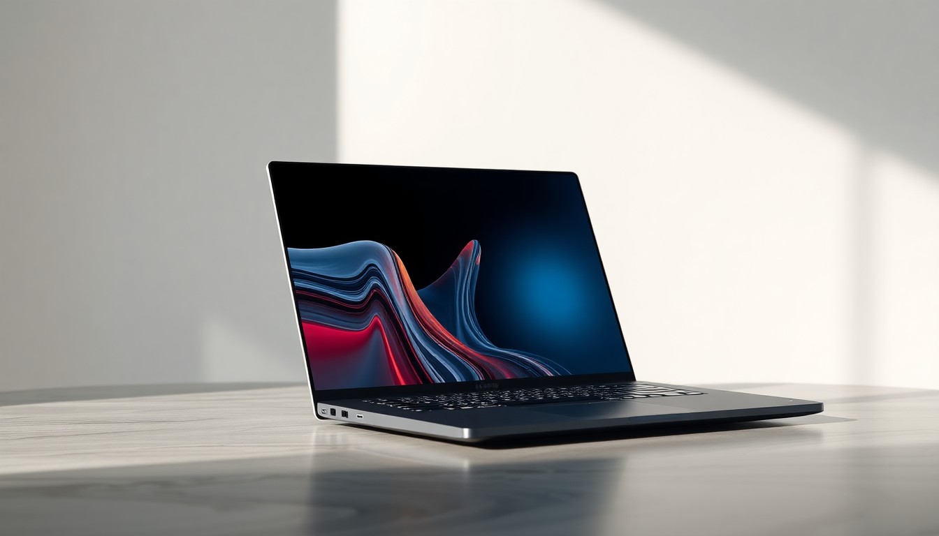 Dell XPS 15 laptop önden görünüm