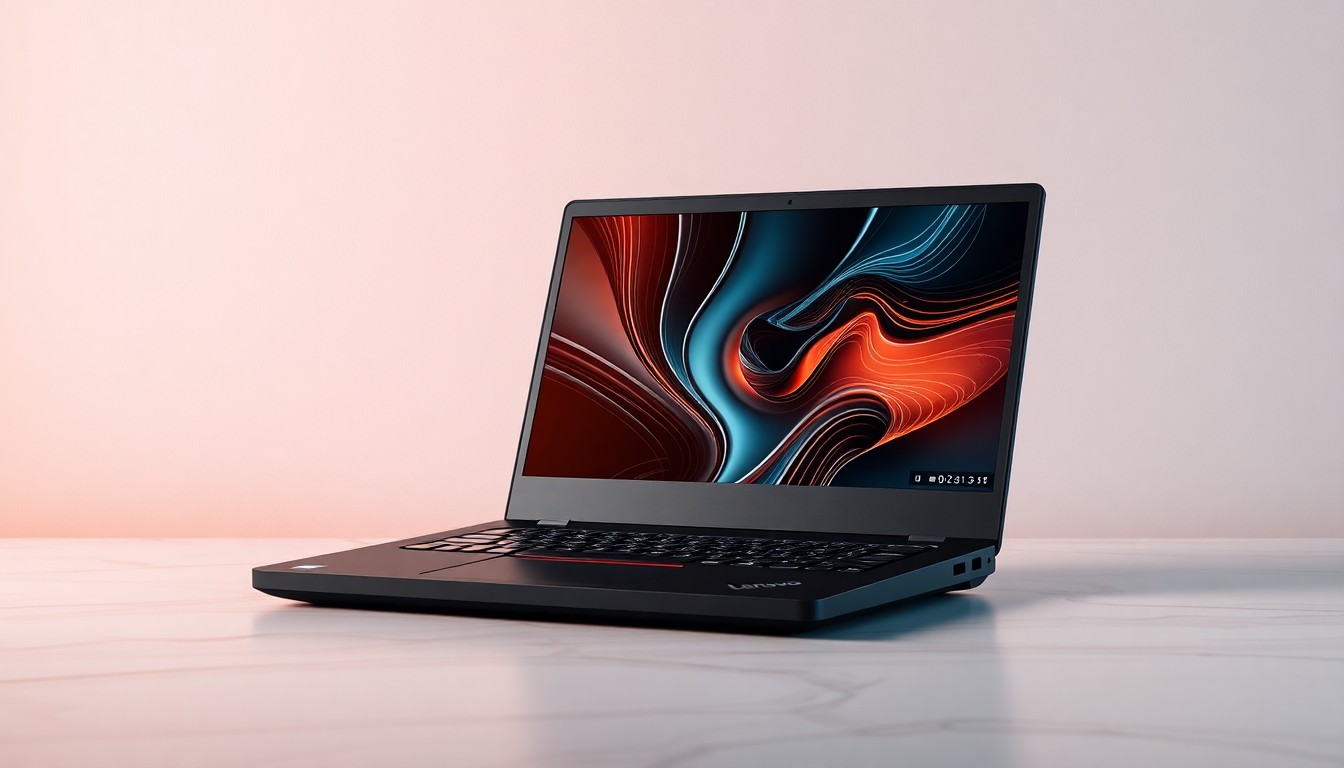 Lenovo ThinkPad X1 Carbon önden açık görünüm