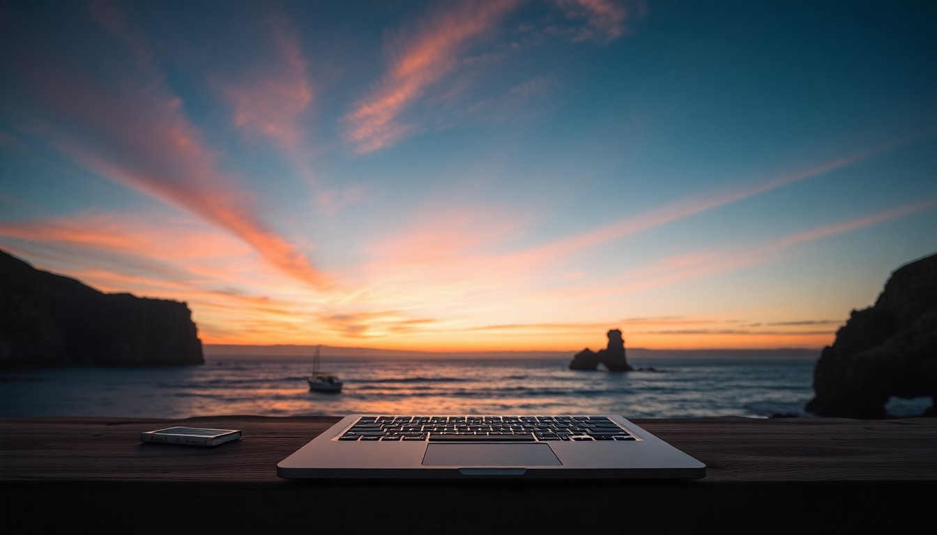 MacBook Pro yan profilden portları gösteren görünüm