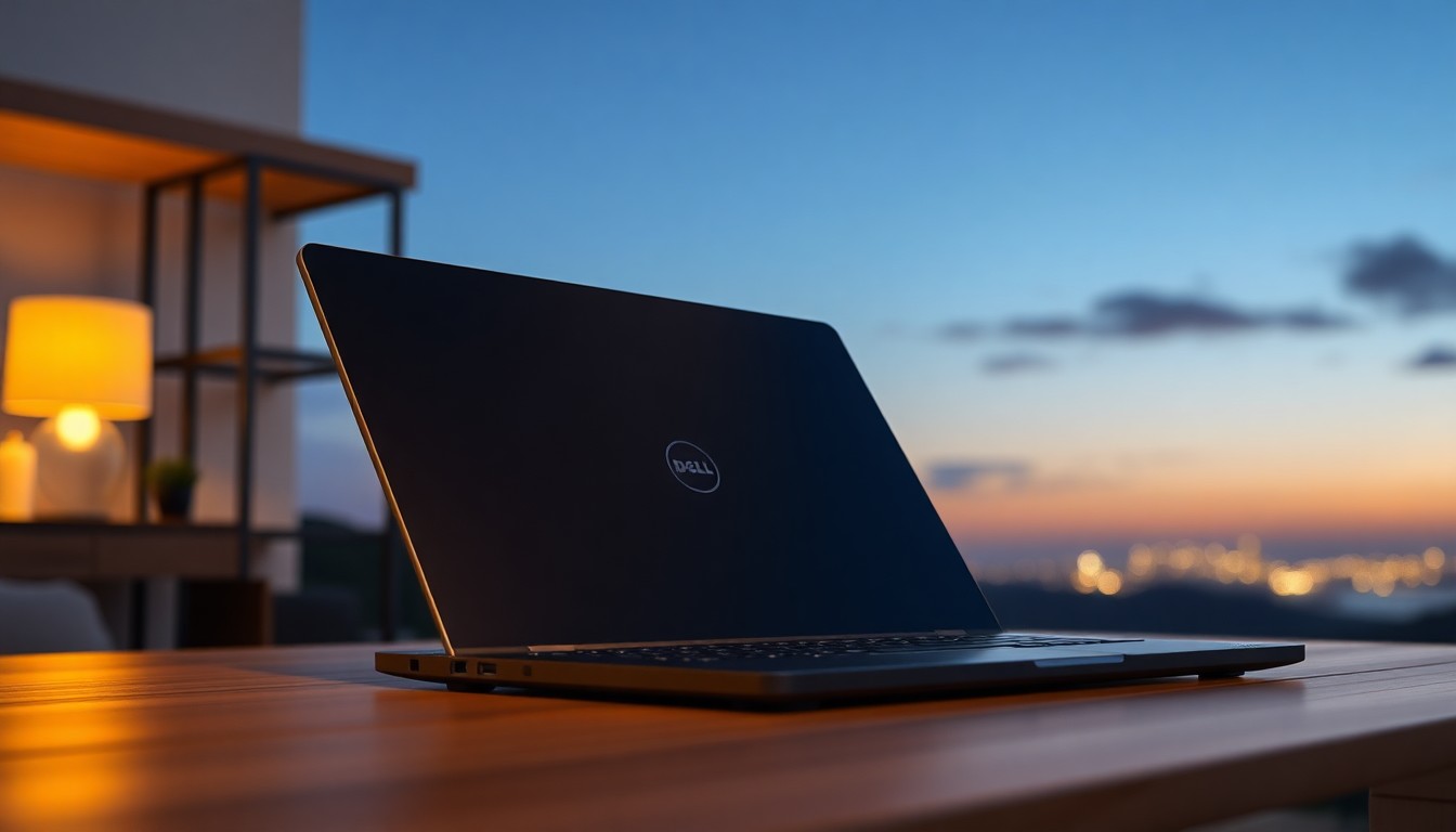 Dell XPS 15 laptop önden görünüm