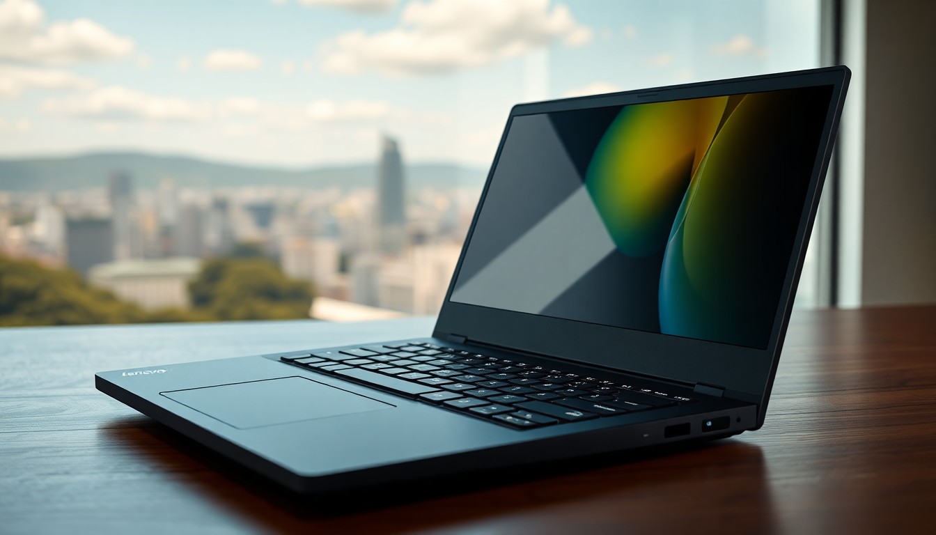 Lenovo ThinkPad X1 Carbon önden açık görünüm