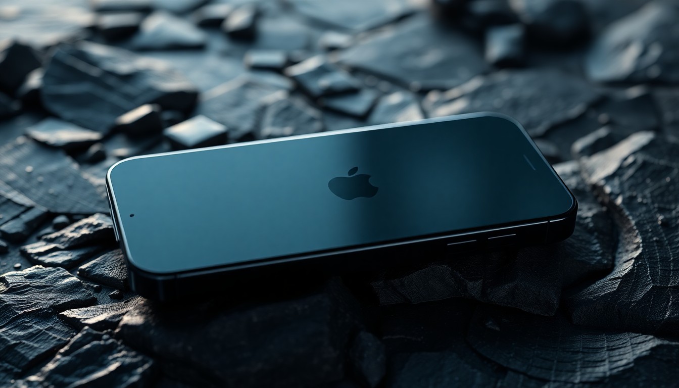 Apple iPhone 15 Pro Titanyum Mavi rengi önden görünüm