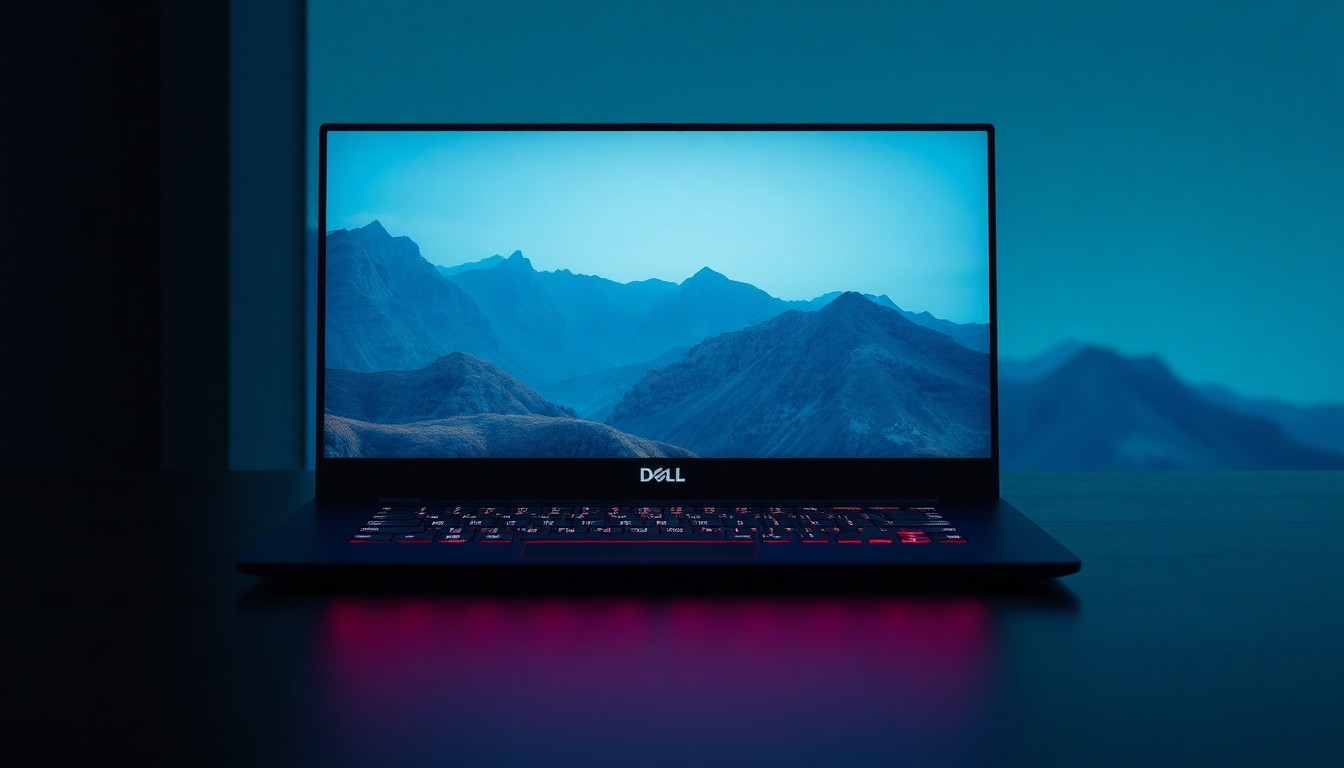 Dell XPS 15 laptop önden görünüm
