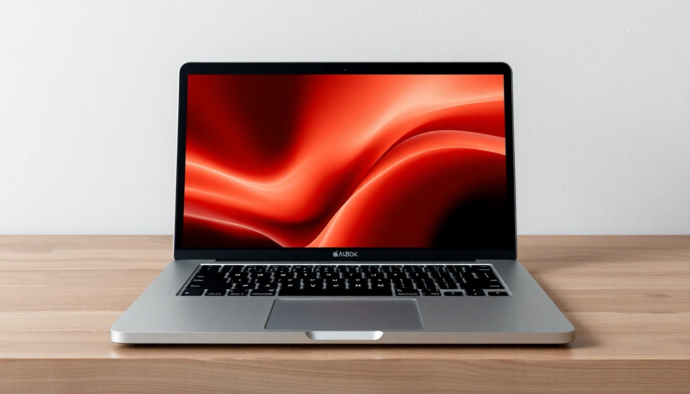 Apple MacBook Pro 14 inç M3 Gümüş rengi, ekranı açık halde
