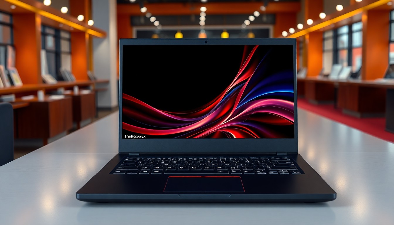 Lenovo ThinkPad X1 Carbon önden açık görünüm
