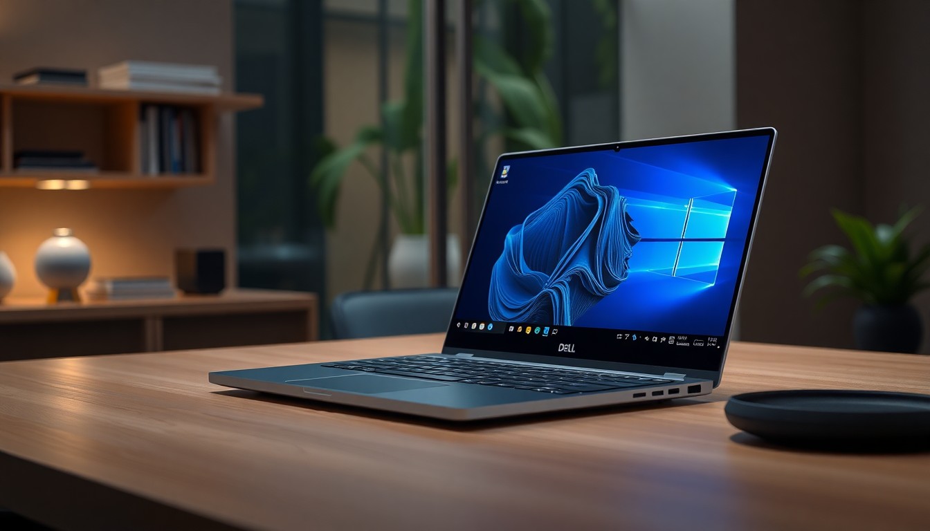 Dell XPS 15 laptop önden görünüm