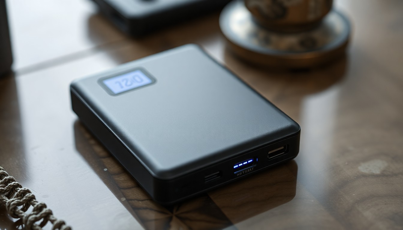 Anker PowerCore 20000mAh siyah renkli taşınabilir şarj cihazı