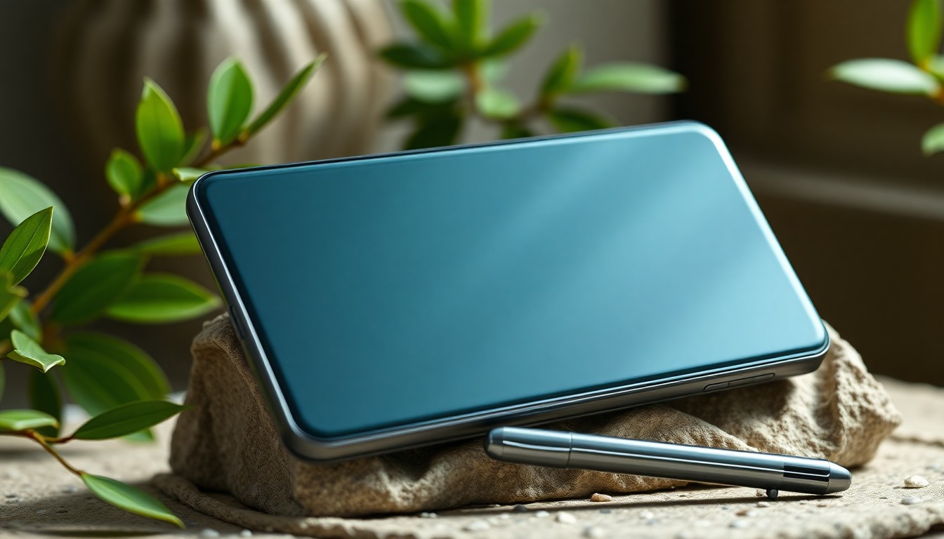Samsung Galaxy S24 Ultra Titanyum Gri rengi S Pen ile birlikte