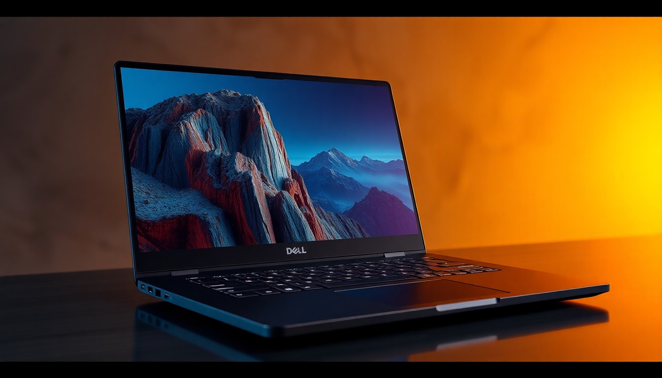 Dell XPS 15 laptop önden görünüm