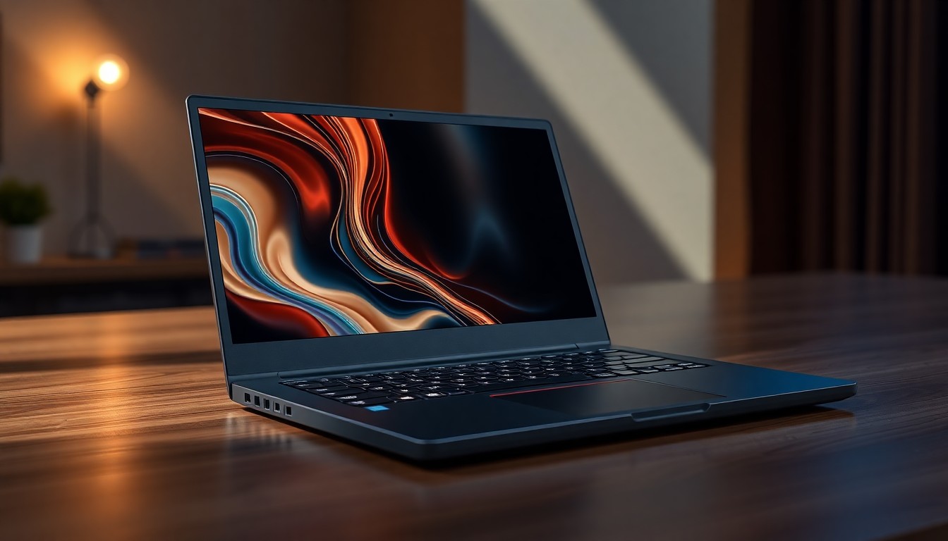 Lenovo ThinkPad X1 Carbon önden açık görünüm