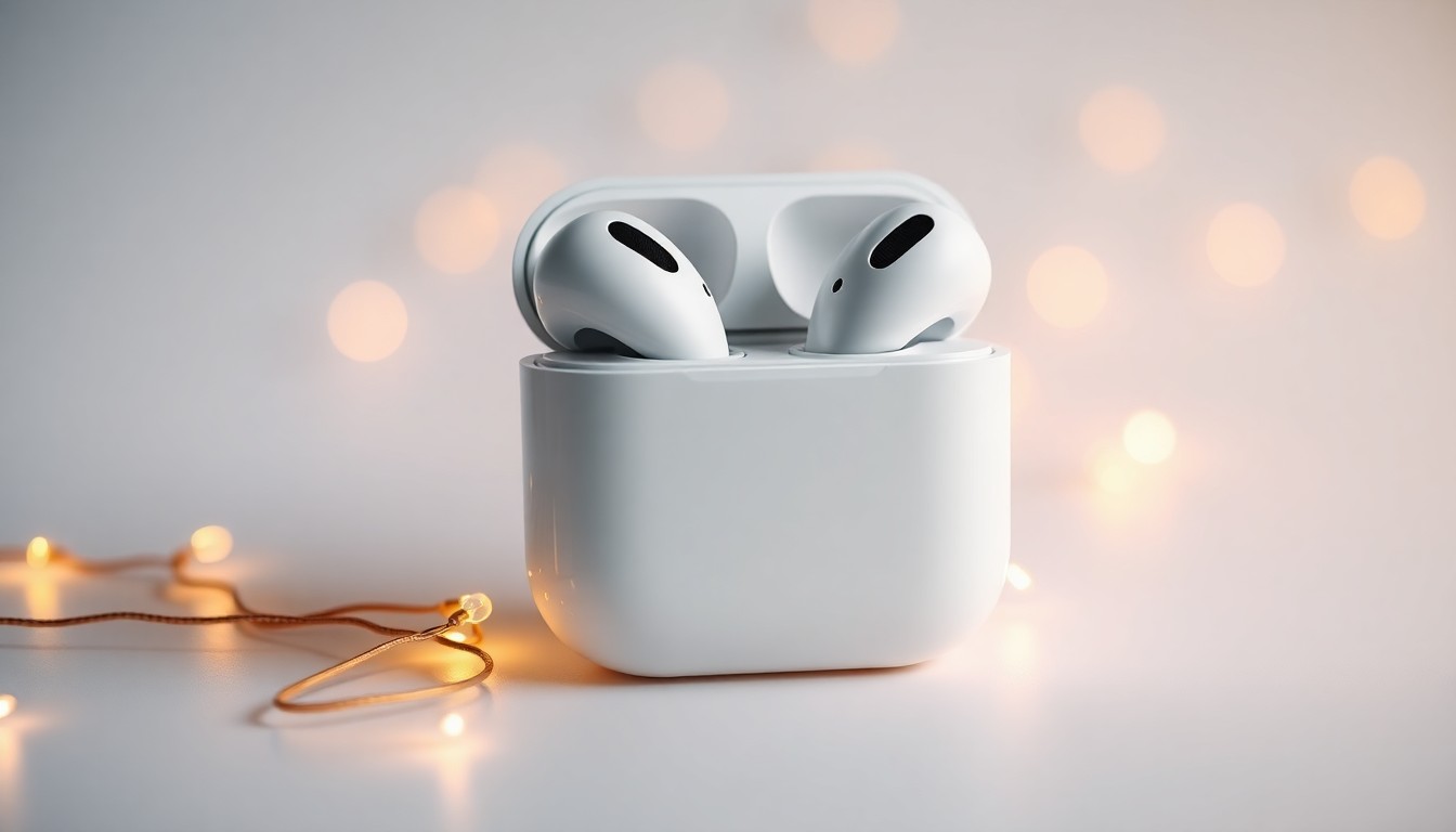 Apple AirPods Pro 2. Nesil kulaklıklar ve şarj kutusu